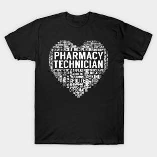 Pharmacy Technician Heart T-Shirt